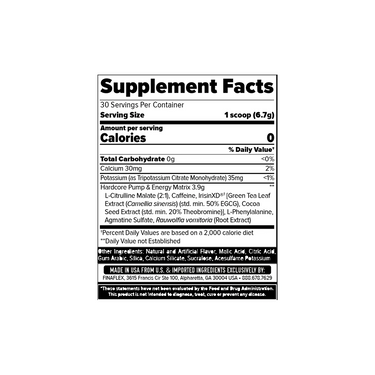 FINAFLEX STIMUL8 HARDCORE SUPER PRE-WORKOUT 30 SERVICIOS